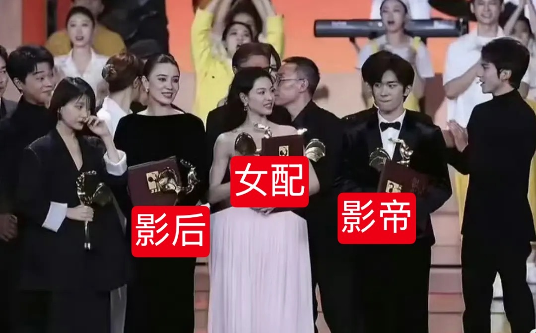 钟楚曦金鸡奖好像又杵C了