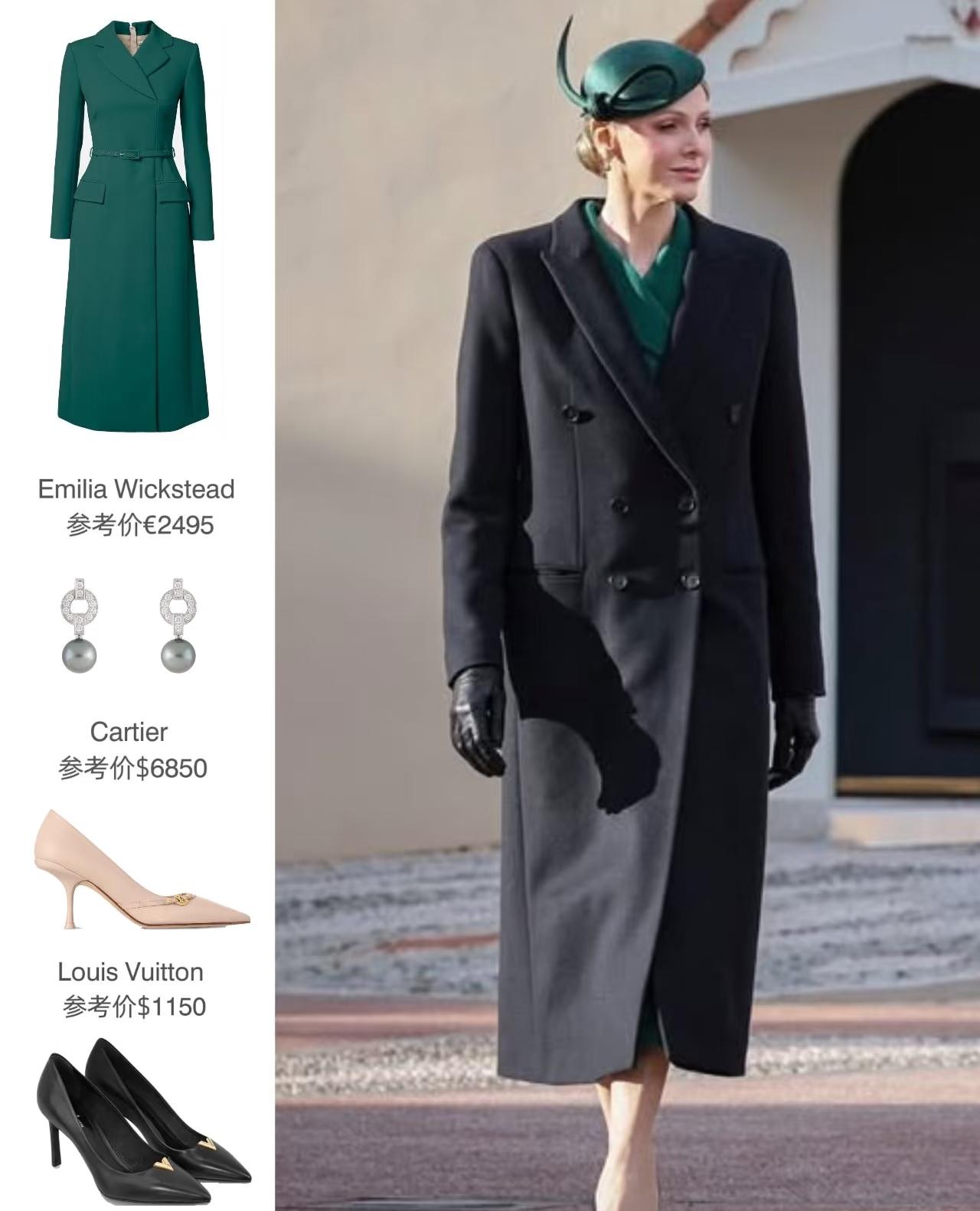 美出新高度！夏琳王妃最新亮相，入手爱丁堡公爵夫妇同款大衣裙！当地时间11月21