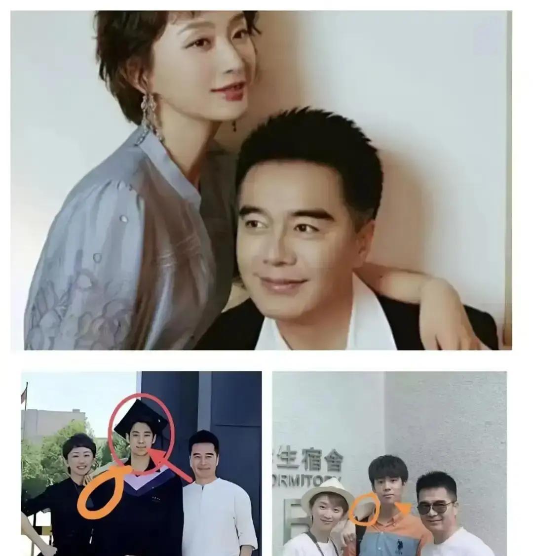 许亚军全家福里，永远少一个人。儿子许何去年清明还发文纪念母亲何晴。可生母追悼