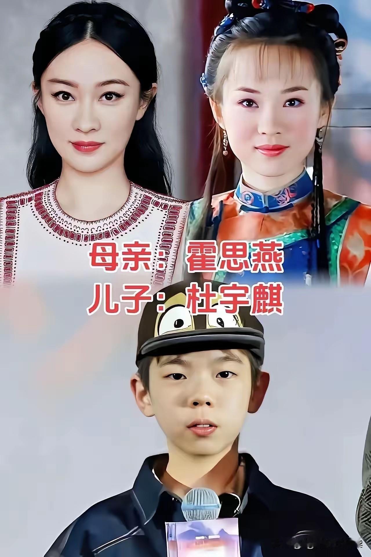 9位女明星和儿子同框：胡慧中女儿胖被嘲，陈红儿子最帅，霍思燕基因太强。陈红和