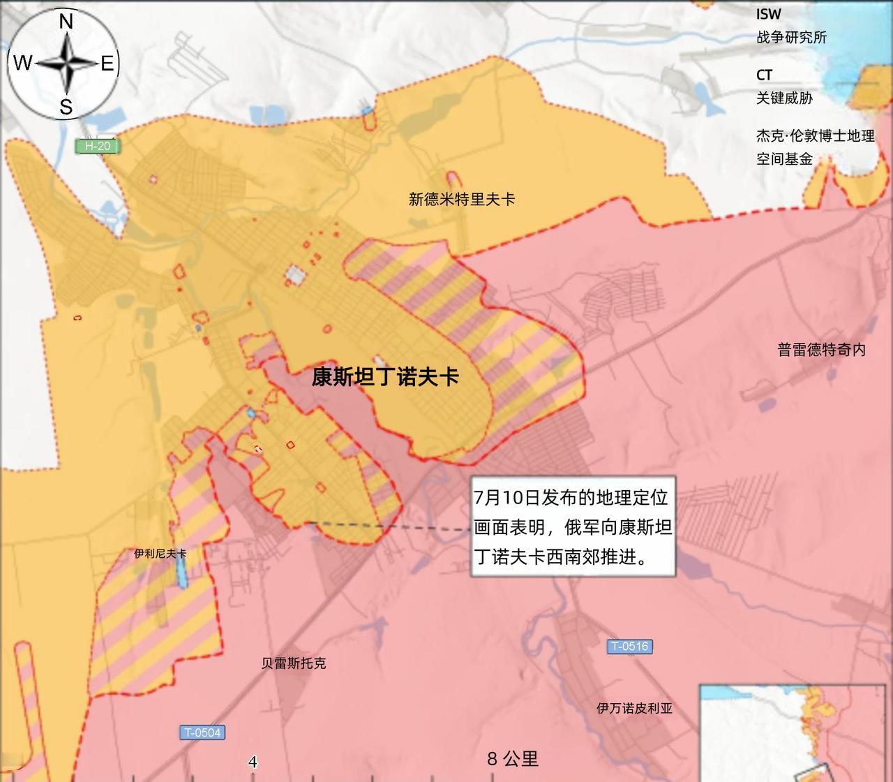 决战双子城之外围争夺：俄军事专家称夺取康城就打开了通向双子城的门户7月10