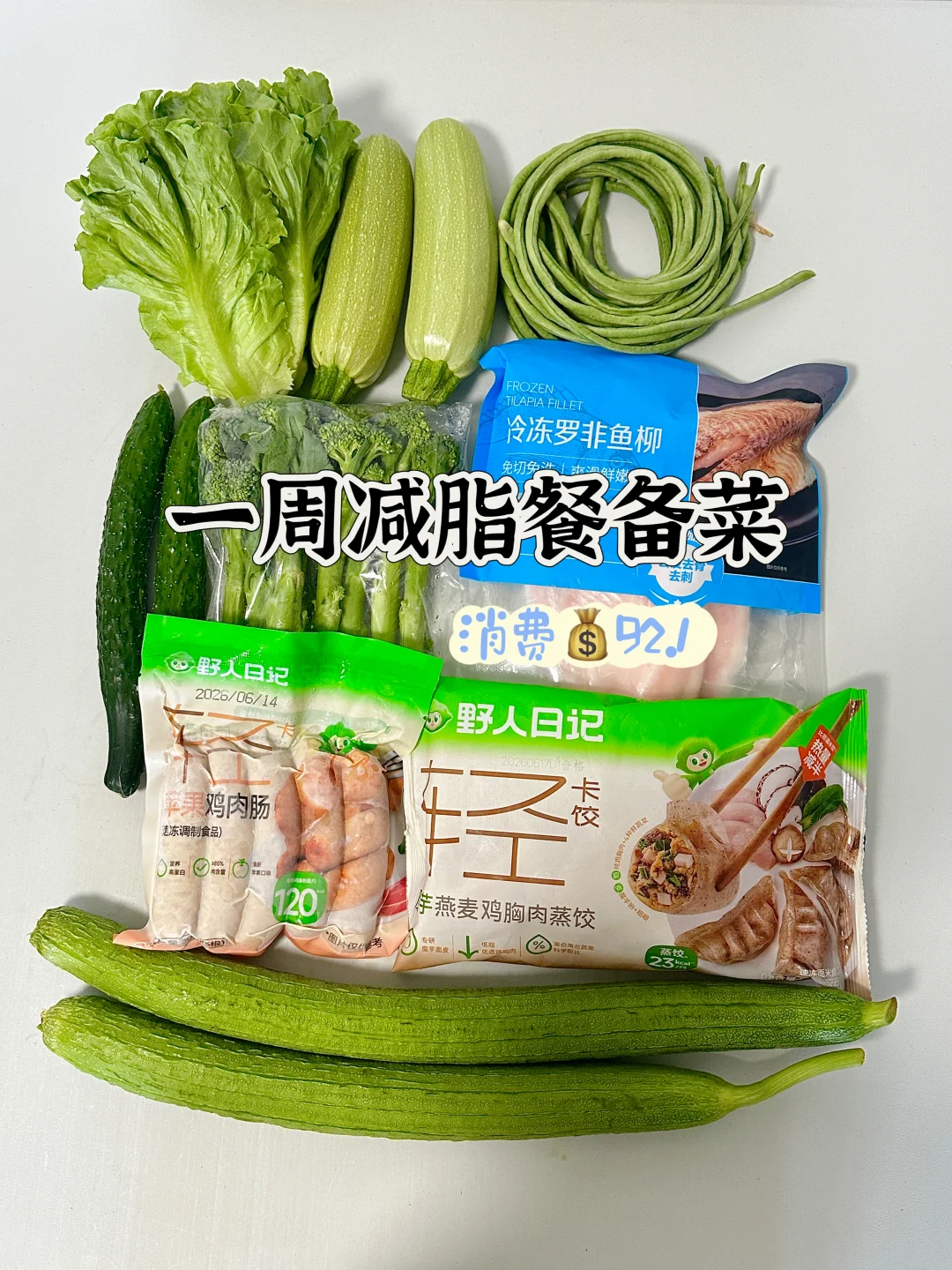 打工人一周午餐备菜💰92.1