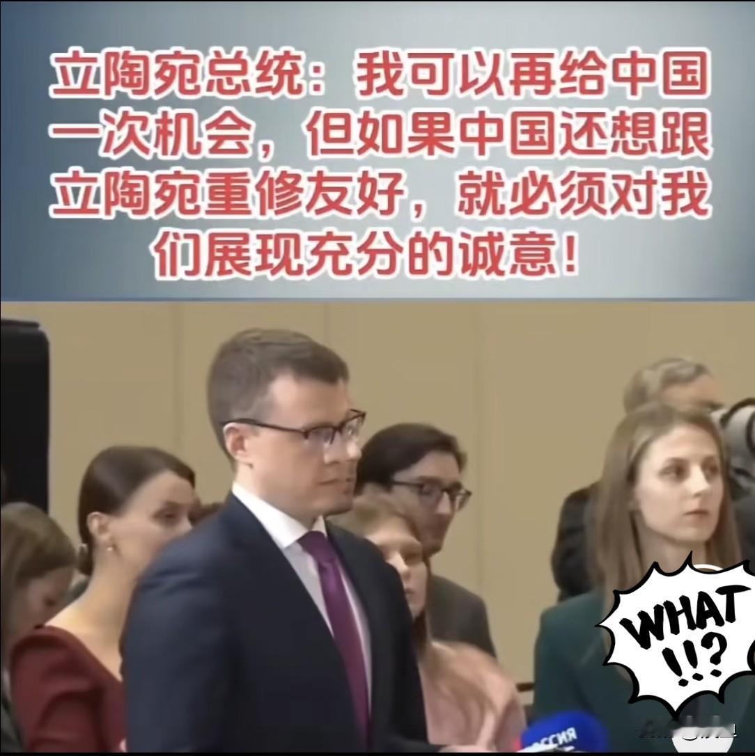立陶宛总统瑙塞达这回算是没招了，突然改口说想跟咱们搞“平衡”。这话听着都觉得