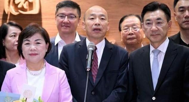 一无所获，台湾很失望。北京时间6月27日，台湾立法院长韩国瑜在当晚9时30分左右