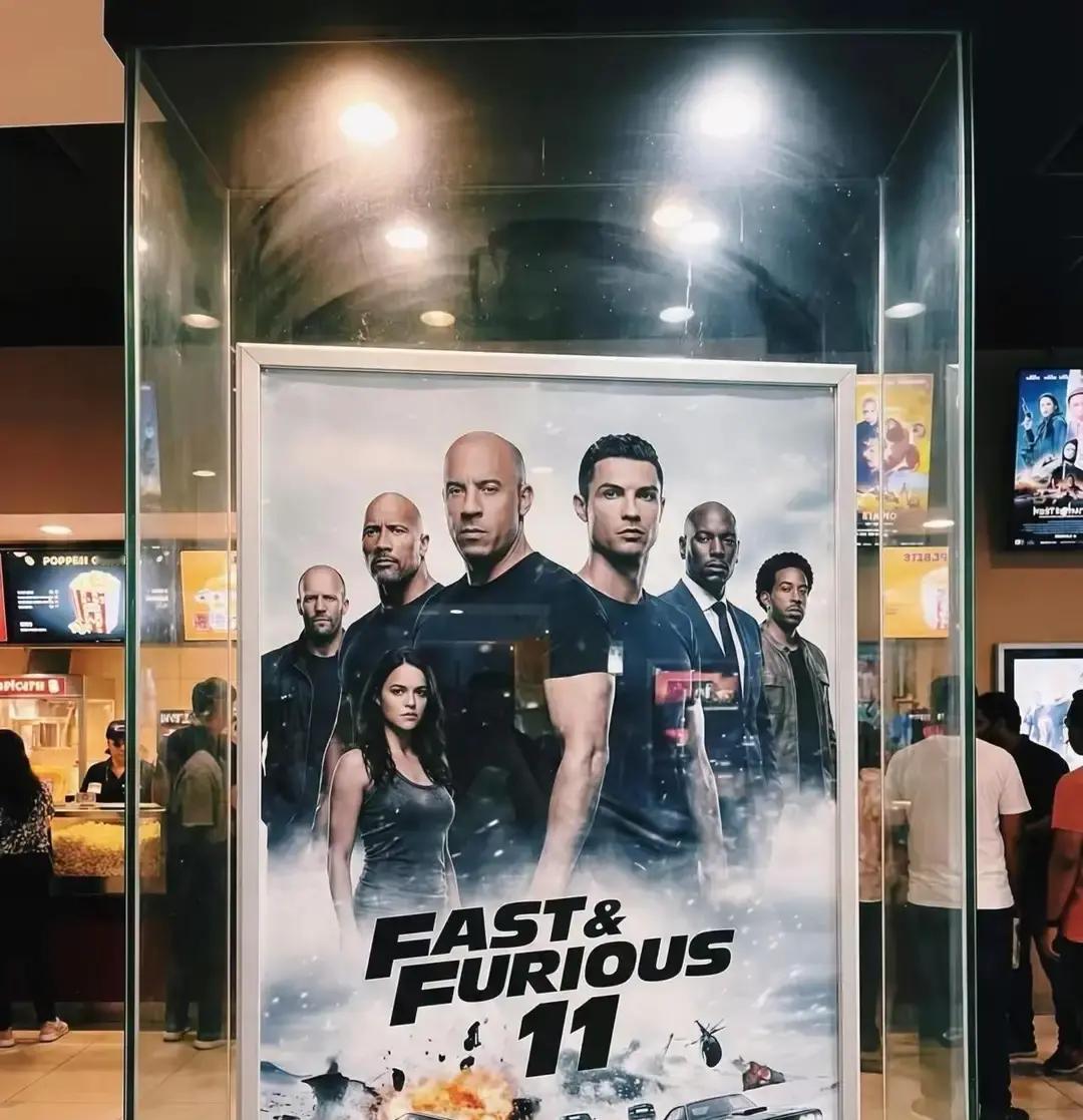 C罗在《速激10》里，根本不是在演戏。他片场只待了5天。环球影业打了800