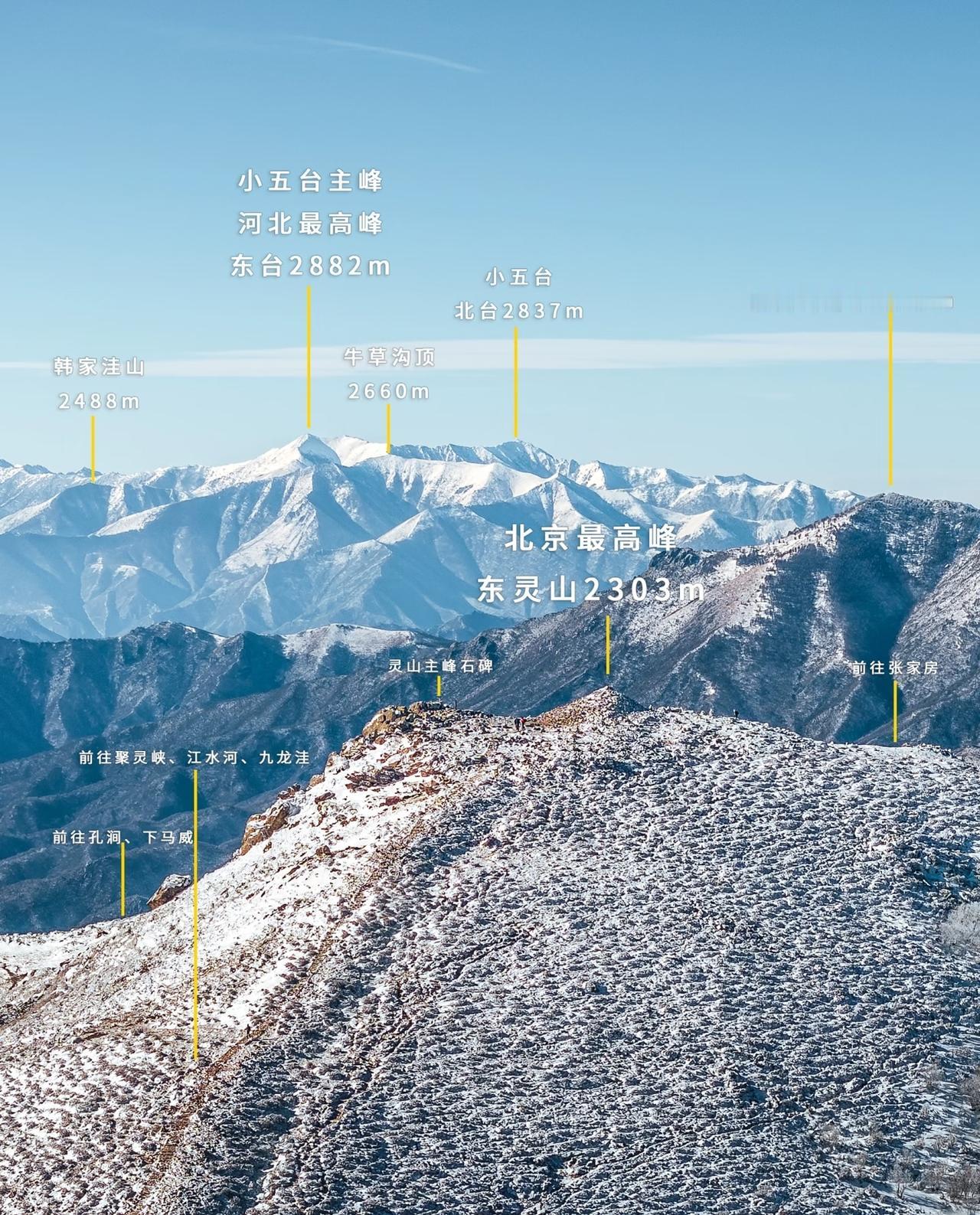 北京境内也看雪山吗？