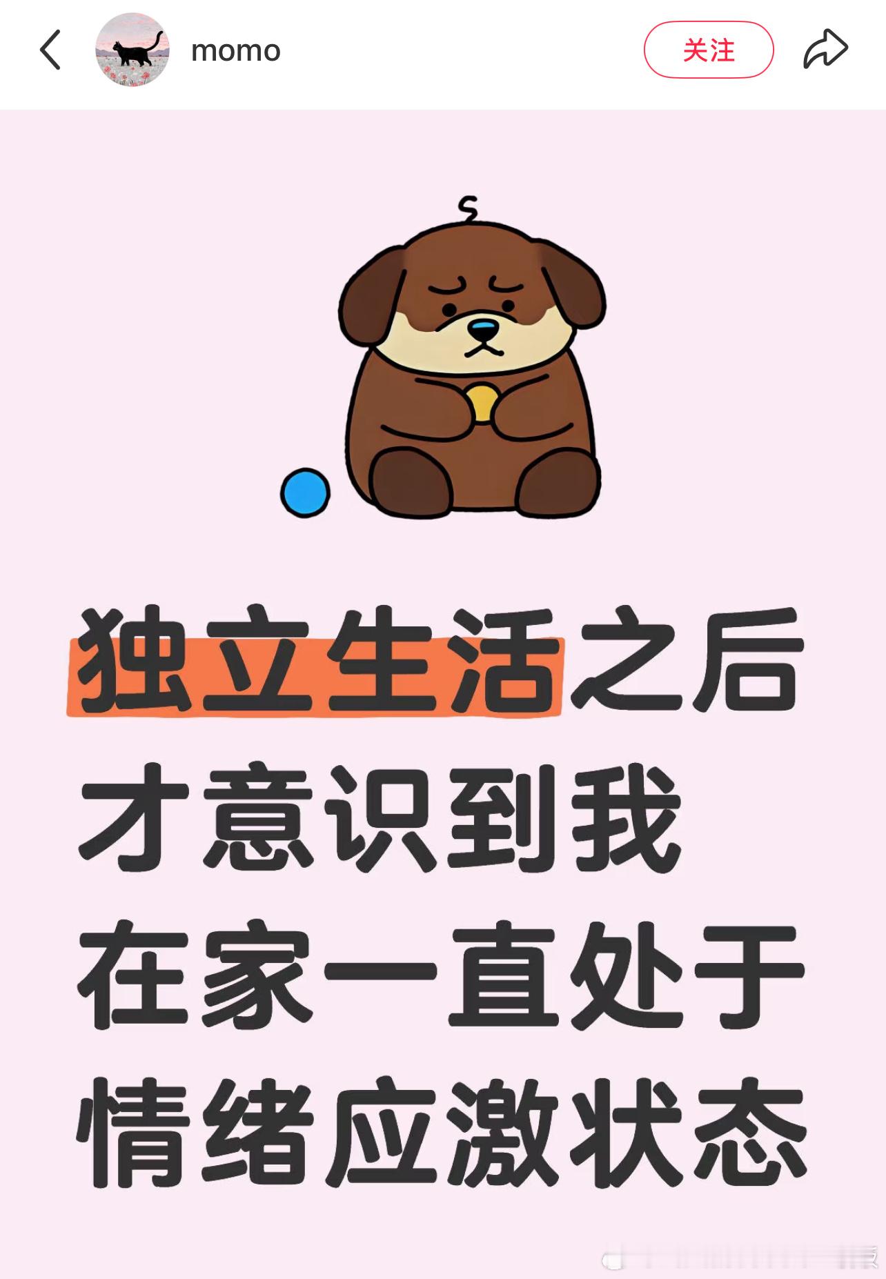 独立生活之后才意识到我在家一直处于情绪应激状态​​​
