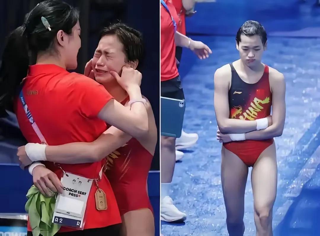 家人们！全红婵的事终于有公道了！婵宝在赛场上跳出教科书级跳水动作，却被一名裁判打