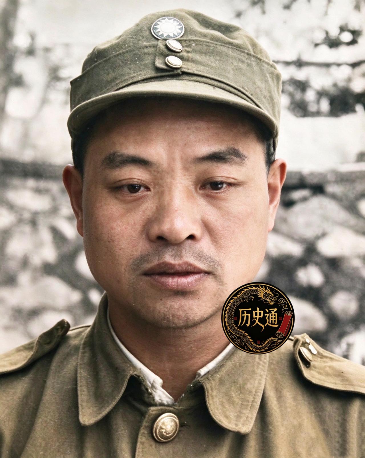 一九四八年六月，河北昌黎，镜头里被押着的这个国民党少将面无表情，军服皱巴，透着一