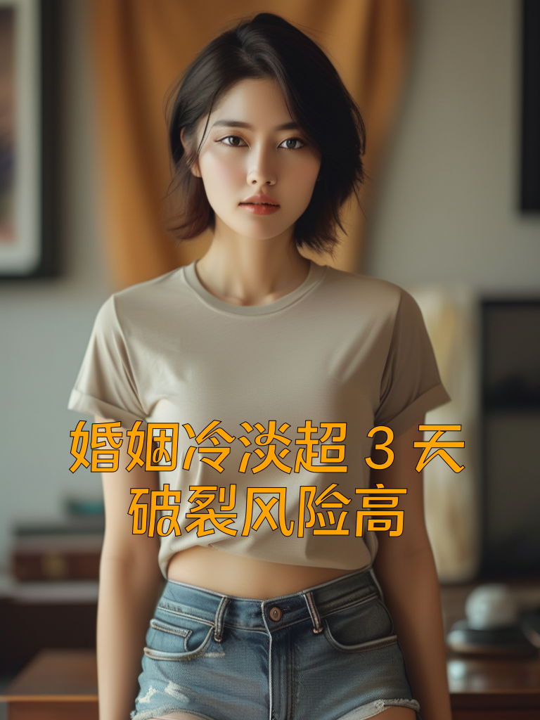 婚姻冷淡超3天，破裂风险高