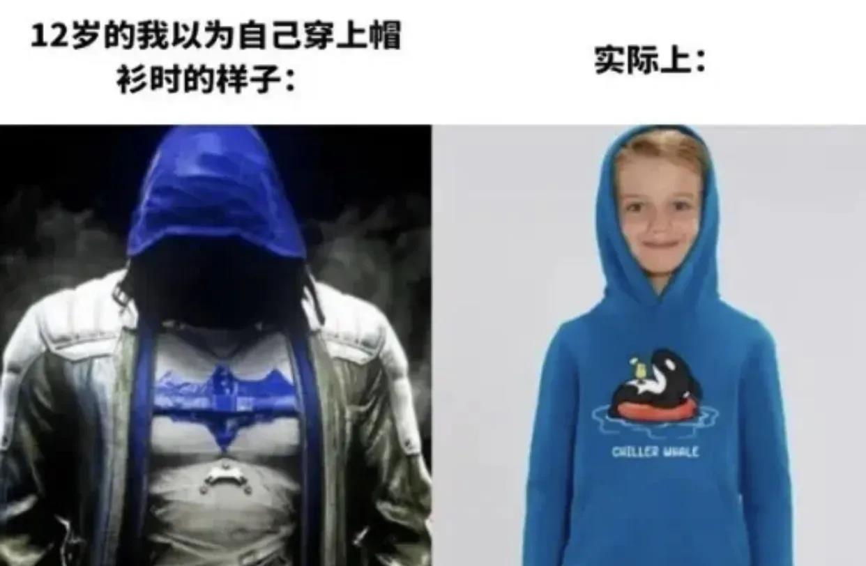 小时候以为的和大家实际上看到的