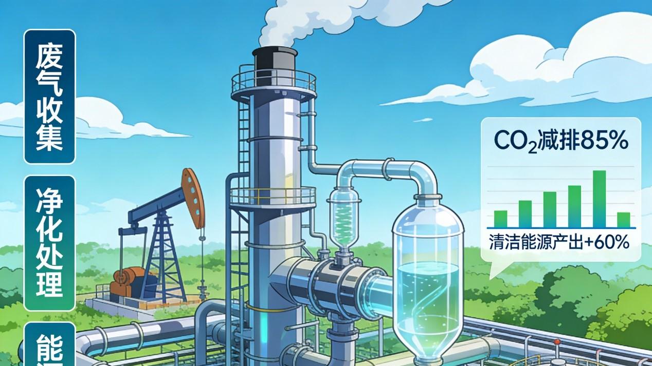 冀东油田VOCs治理装置揭秘：废气变废为宝助力绿色转型