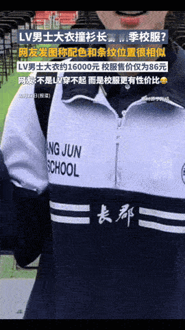 古驰抄解放鞋，我忍了巴黎世家抄编织袋，我也忍了现在LV又抄上中国学生校服