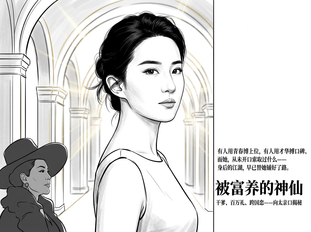 向太都怕签她？刘亦菲背后的来头简直不敢想。向太亲口说：当年刘亦菲14岁穿一身顶奢