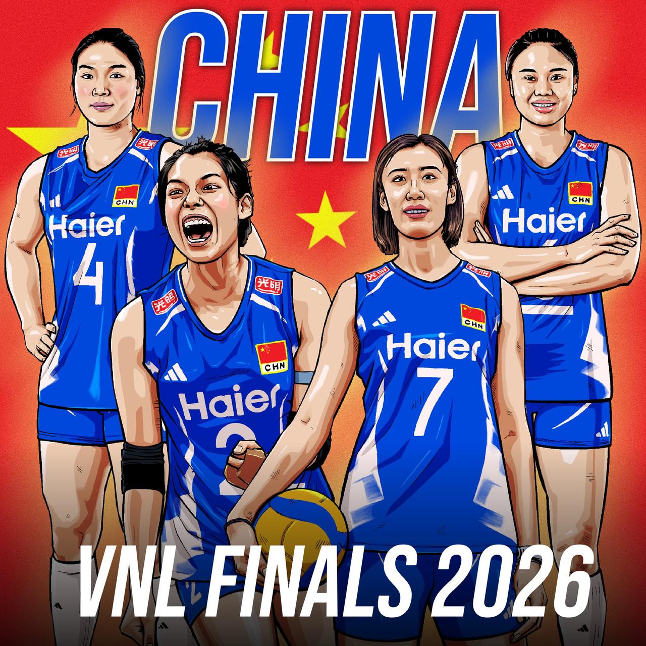 【国际排联对中国女排定位：年轻-无畏】国际排联在社媒发布一篇澳门总决赛预热图文