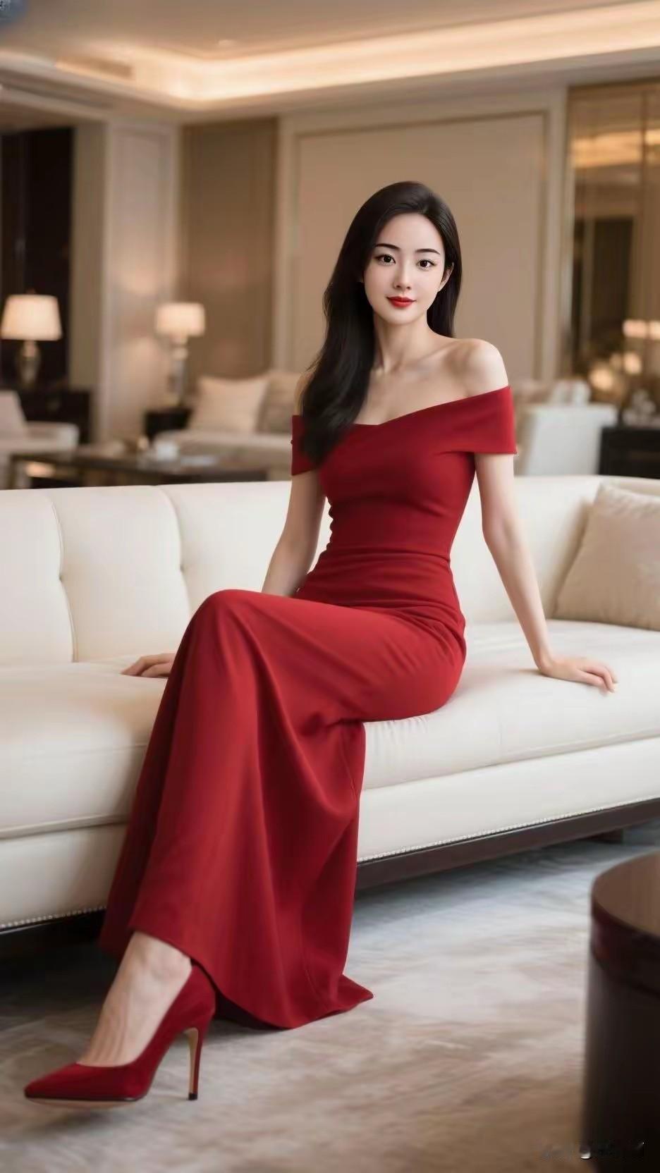 这哪只是气质女神，简直就是女总裁逆袭，这颜值这身材可以媲美顾倾城…柳如烟…