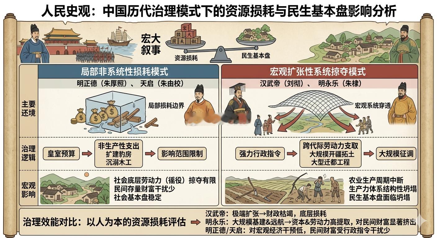 经济学视角重新评价明朝皇帝反常识观点：像正德、天启这样“不务正业”的皇帝，反而比