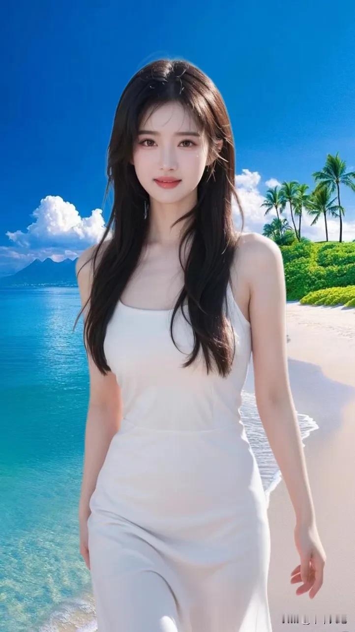 在周末，与闺蜜来到天涯海角，面朝大海，心潮澎湃，心随着海潮飘荡，大海的微风，大海