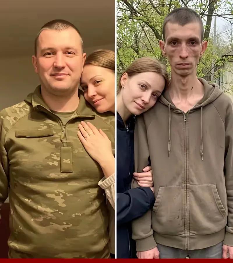 这名乌军男士兵是通过俄乌战俘大交换回到了国内，看到他们回到亲人身边是多么的幸福，