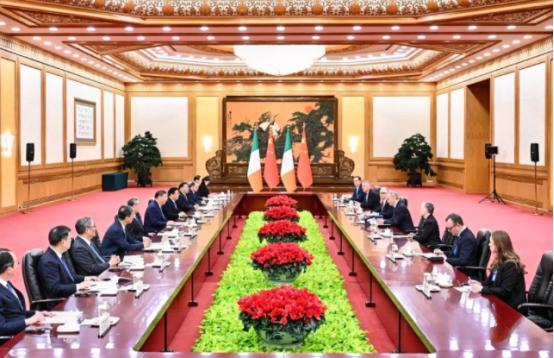中国和爱尔兰谈妥了1月5日上午，中国和爱尔兰举行对话，这也是时隔14年再度访华