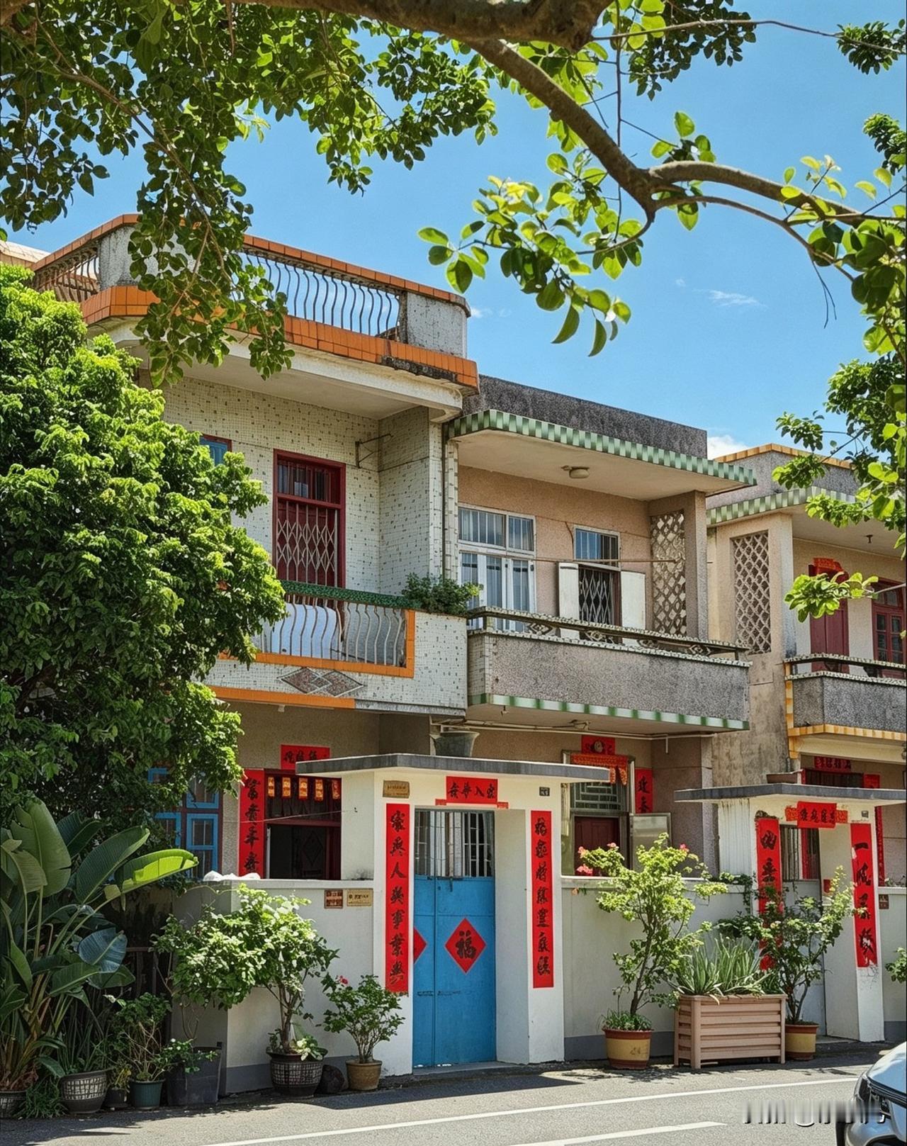 广东乡村80年代特色房屋。