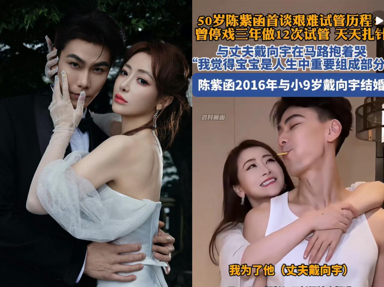 不扒不知道一扒吓一跳原来陈紫涵和戴向宇已经要离婚了陈紫函在镜头前大方透露