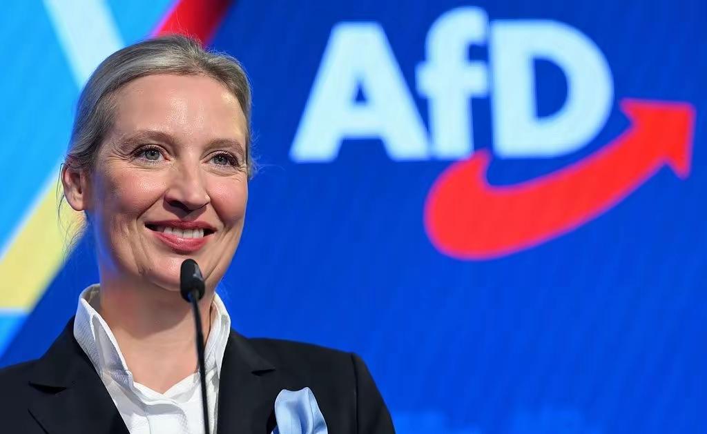 ​德国选择党掌门人魏德尔这次笑了，笑得如此之开心。她在最近的一次选举中又大获全胜