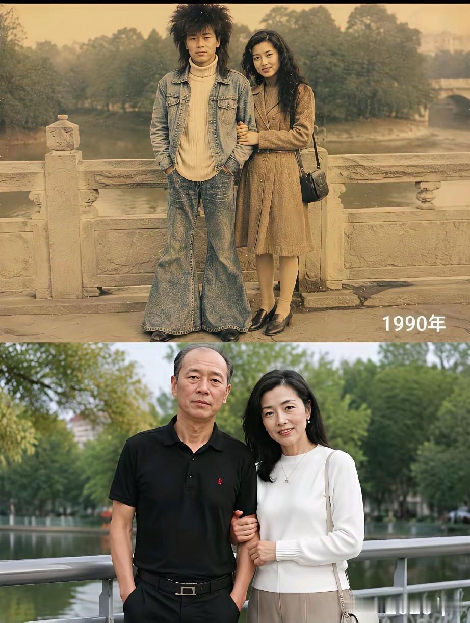 不得不说，当年的“爆炸”发型，到今天的亮亮头[捂脸哭]