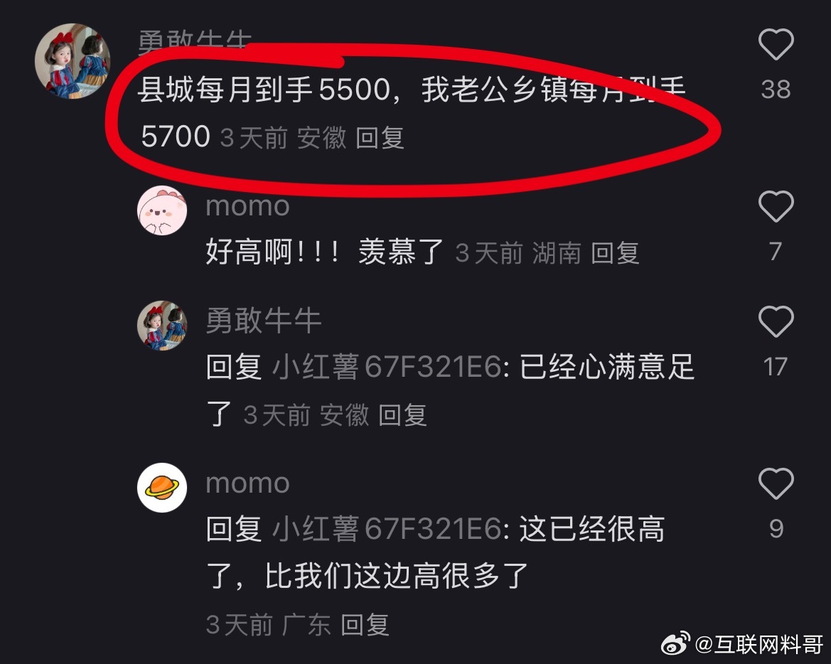 安徽县城体制内工资待遇这么高？这可是十八线小县城啊！​​​