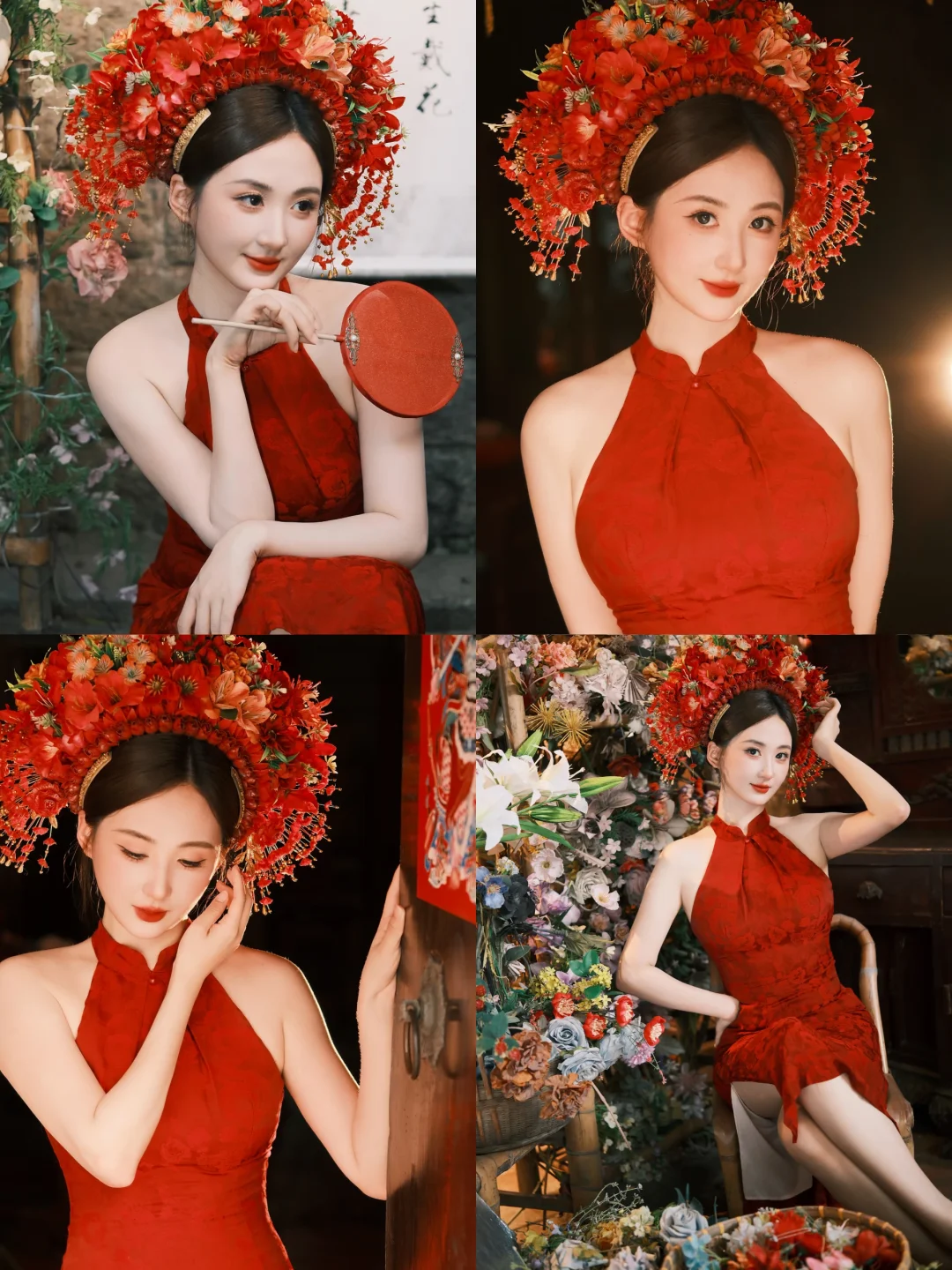 终于拍到了属于自己的簪花写真～