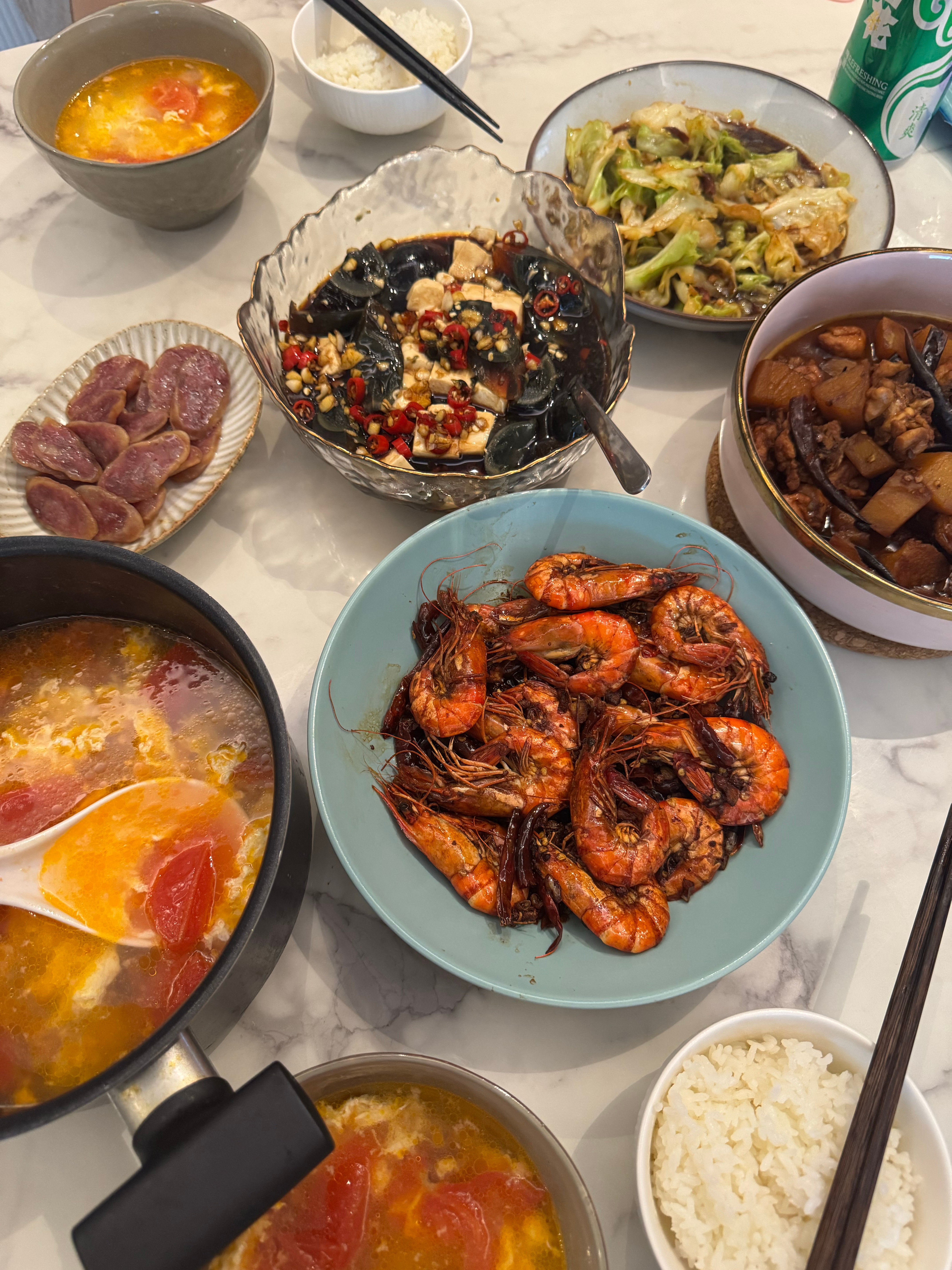 好久没下厨开饭咯​​​