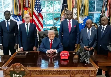 自取其辱！美国总统与非洲总统真不一样！在非洲，总有些人以为，美利坚合众国与中
