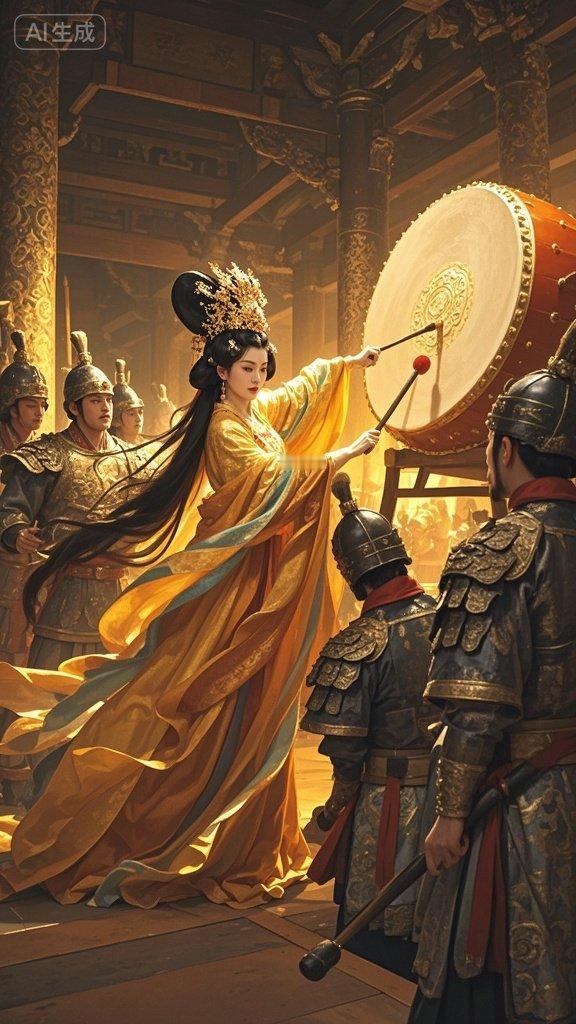 中国历史之七十一……妹喜闻鼓叛夏。传说妺喜并非真心投靠夏桀，反而是施氏派来的“