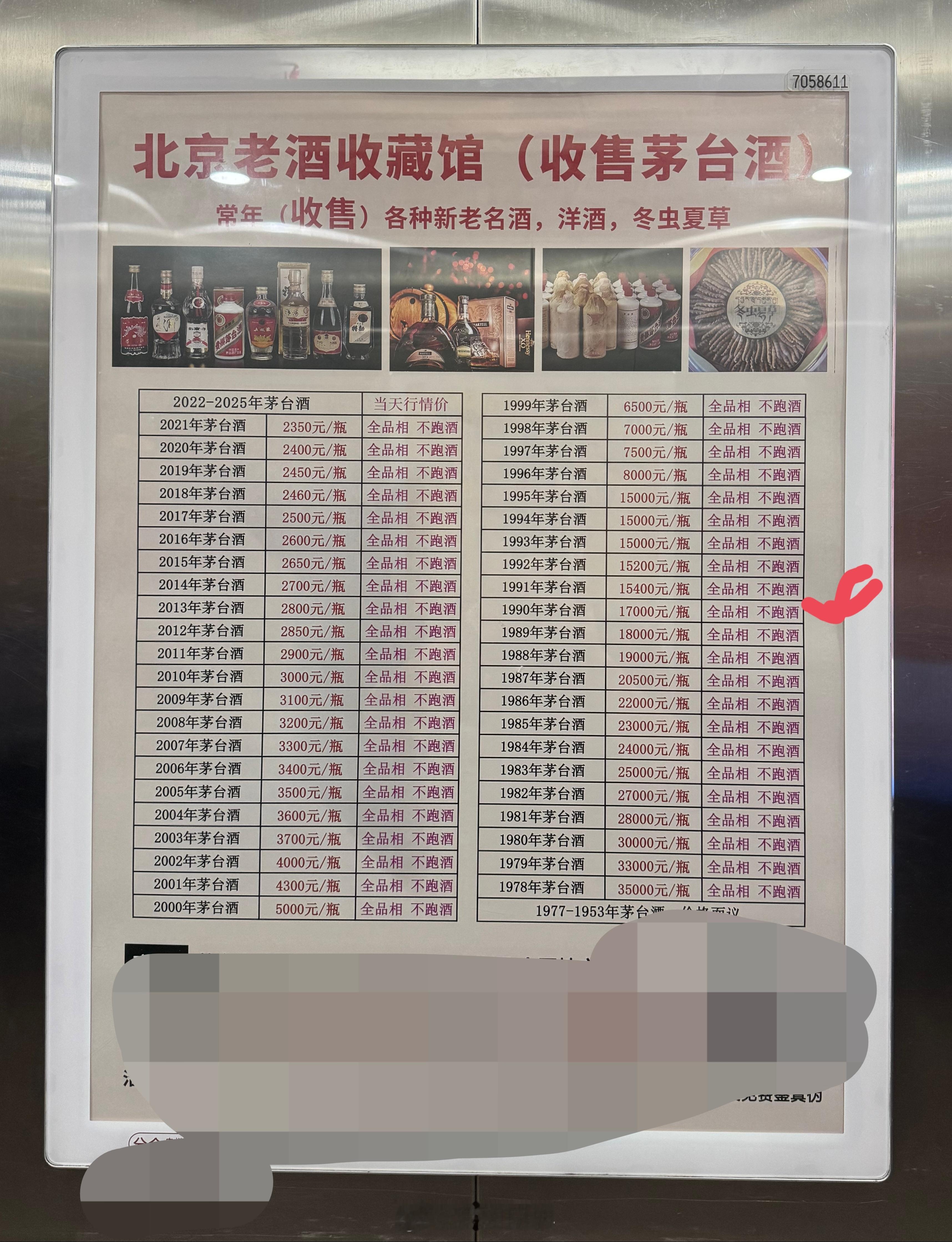 茅台酒的回收价是不是掉得挺厉害的啊，我出生的那一年91年回收价格才1.7万，是不