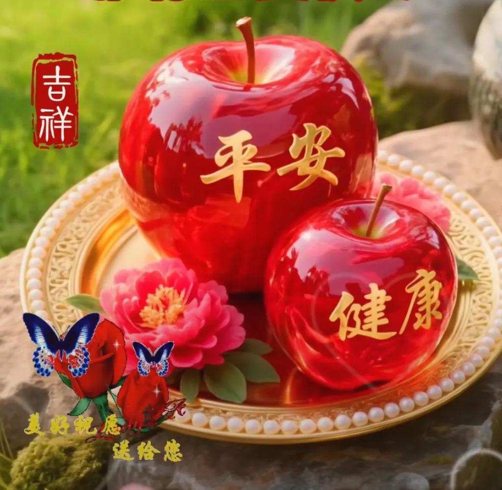 夏天美麗的清晨，寄上了一份清涼，想念中先去問候，給你送去了健康，新的一天