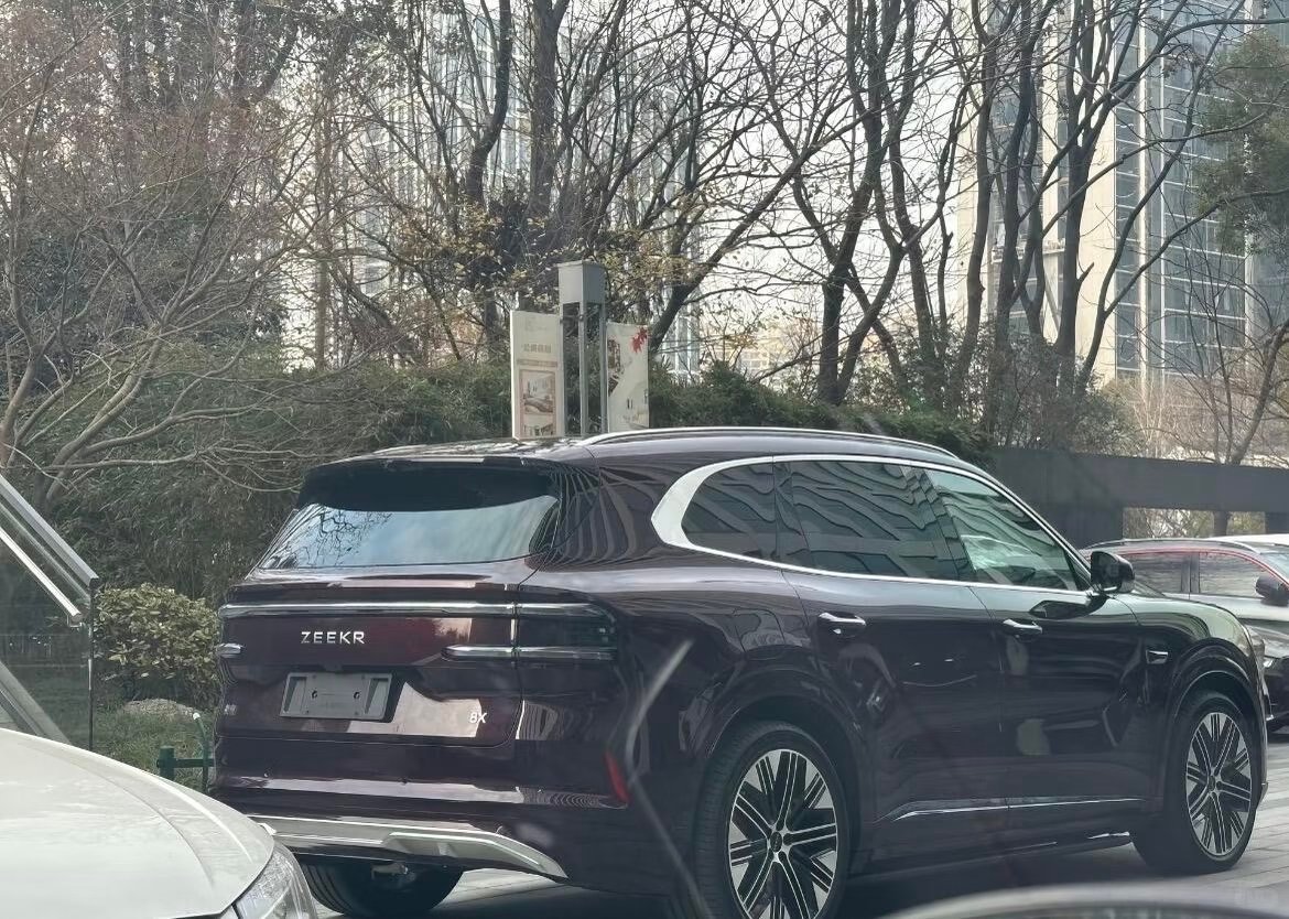 网友街头实拍极氪8X，这外形是你的菜吗？