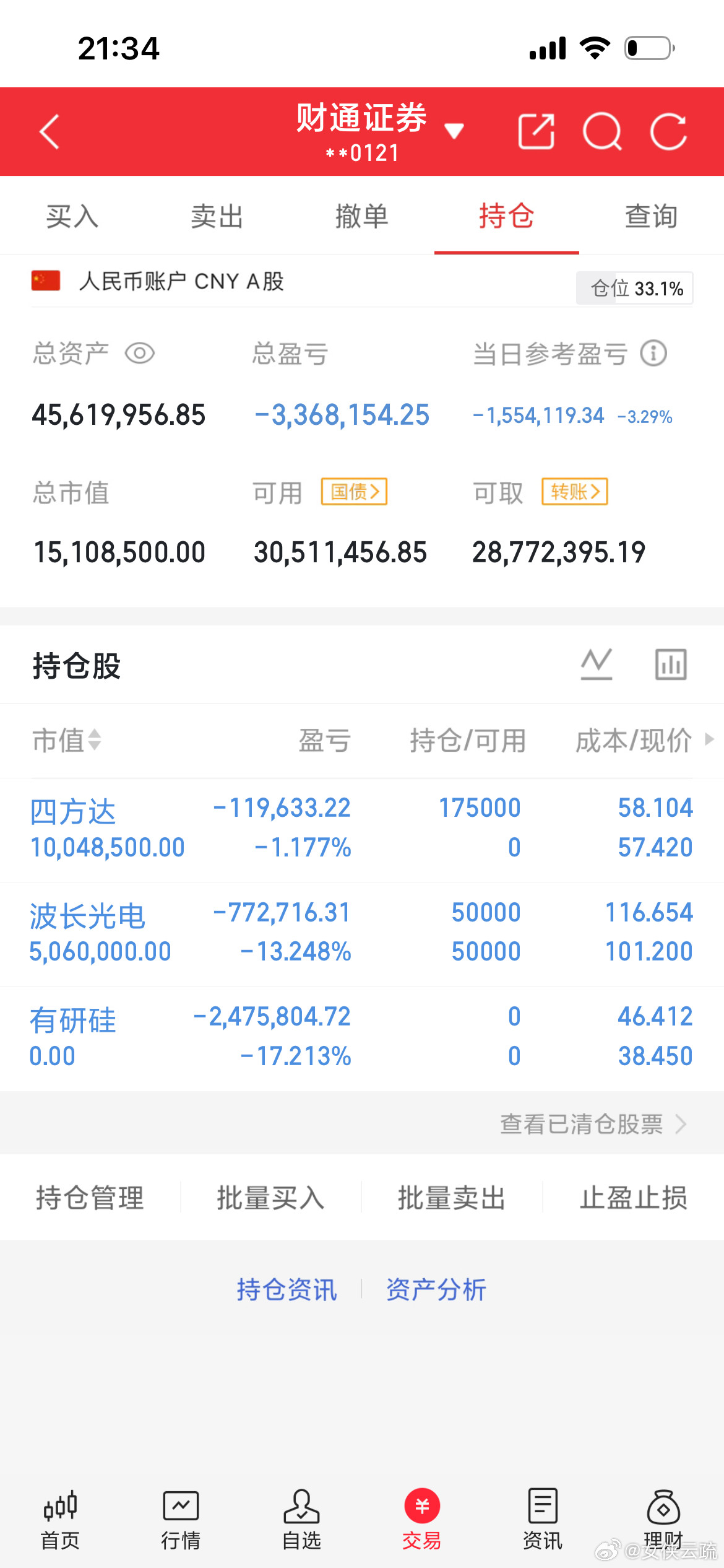 不可能一直有鸡腿吃，总会吃面的。这就是市场。