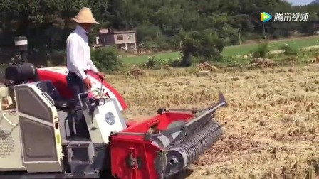 水稻割捆机 收割机 打捆机 农业机械 收割