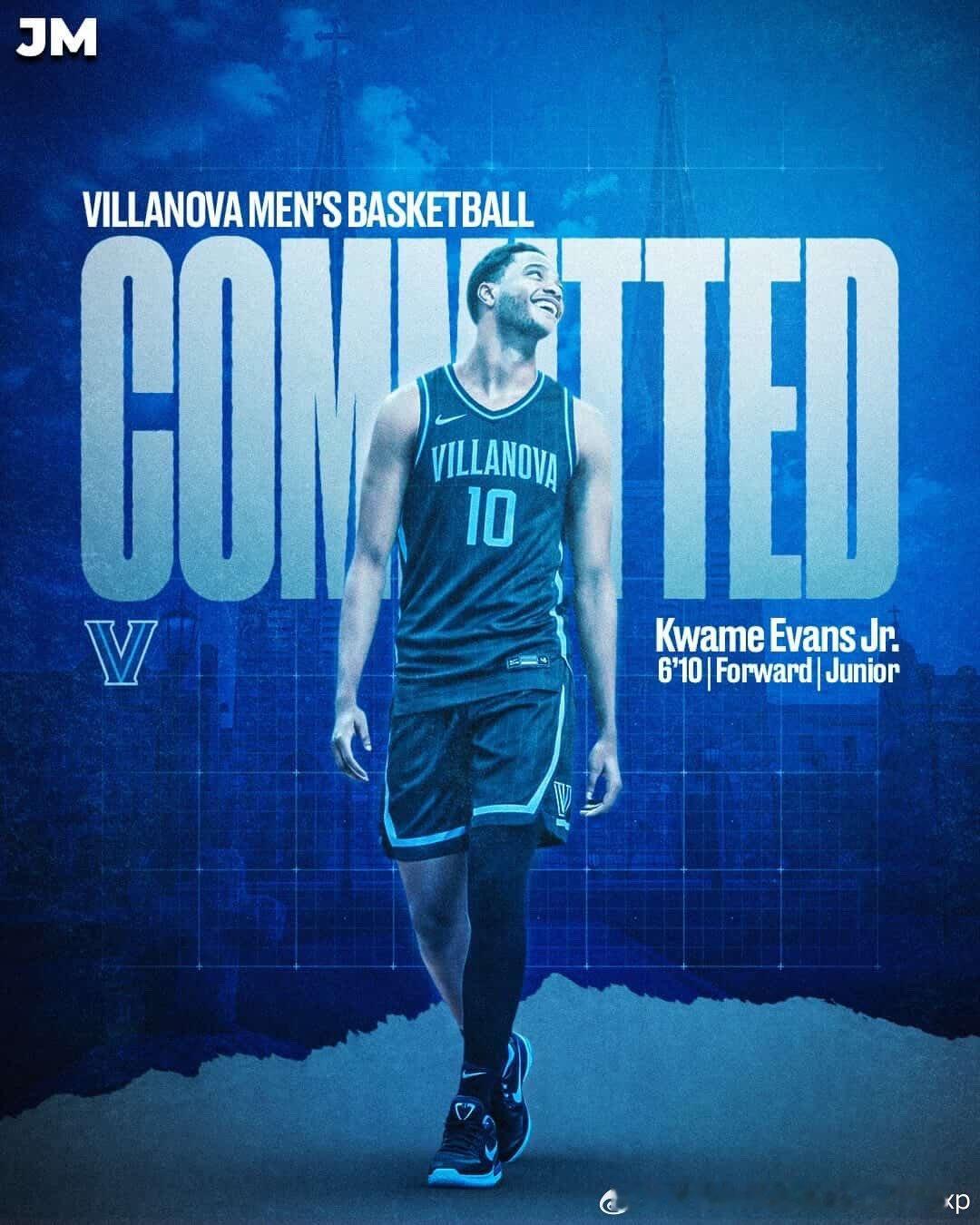 俄勒冈大学前锋KwameEvansJr承诺维拉诺瓦大学NCAANBA