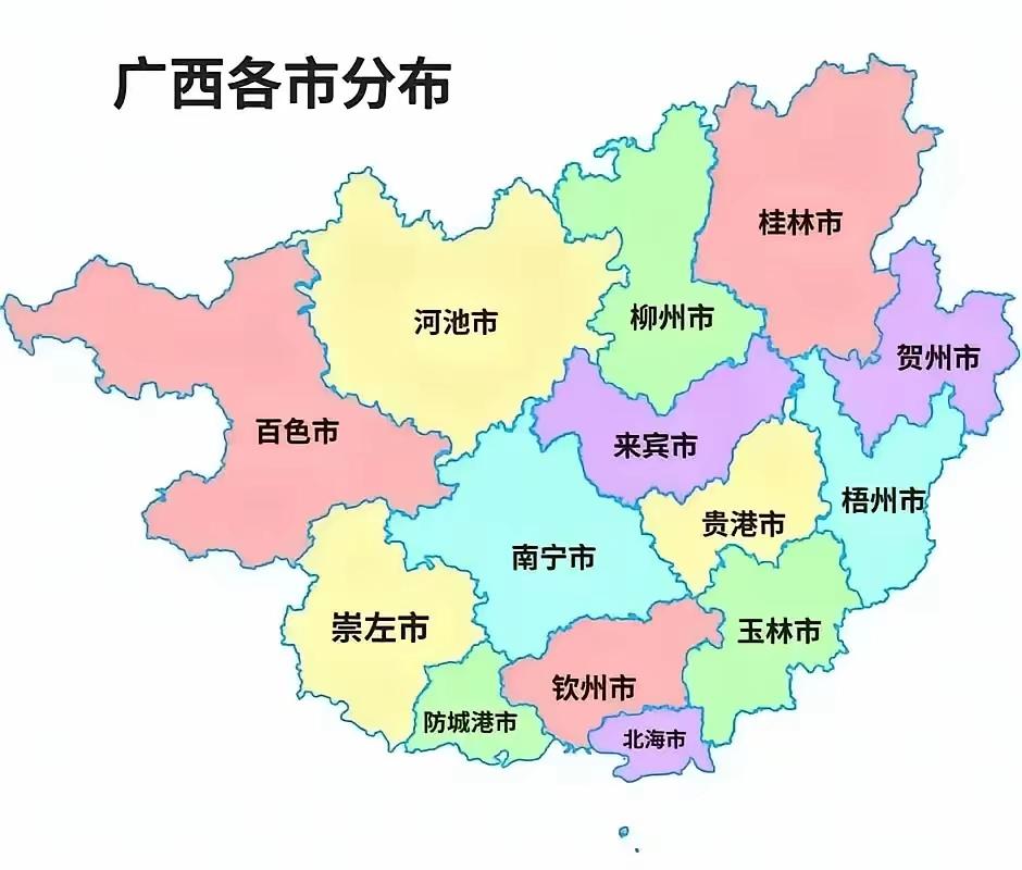 南宁虽然不临海，但是它的位置真的太好了，几乎就是广西的心脏位置，确实是设置首府的