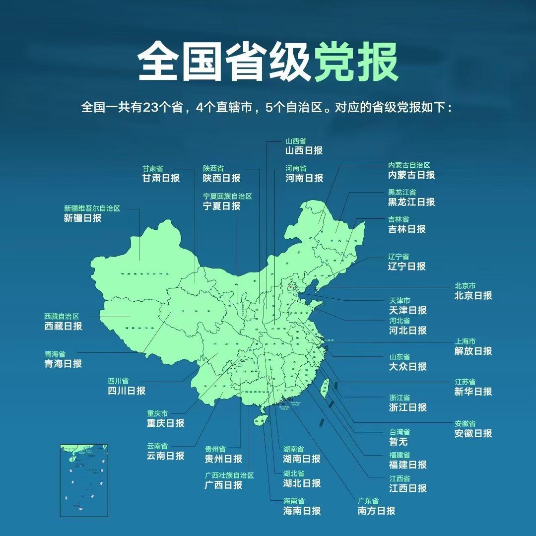 看到这张党报地图了吗？建议所有评职称的老师人手一篇，不限制作者身份比核心期刊好发