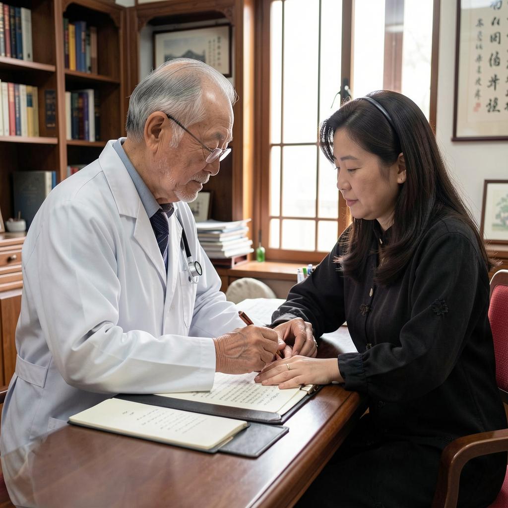 这个老中医火了！女子说自己看病的一千块钱是借的，老中医的做法太戳心了！诊室里