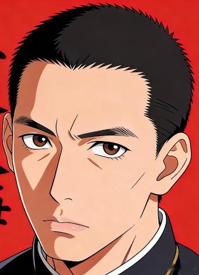 我拿我的真人相片去给AI来搞一个国慢风格的我本人的动画人物现在我的所有账号已经