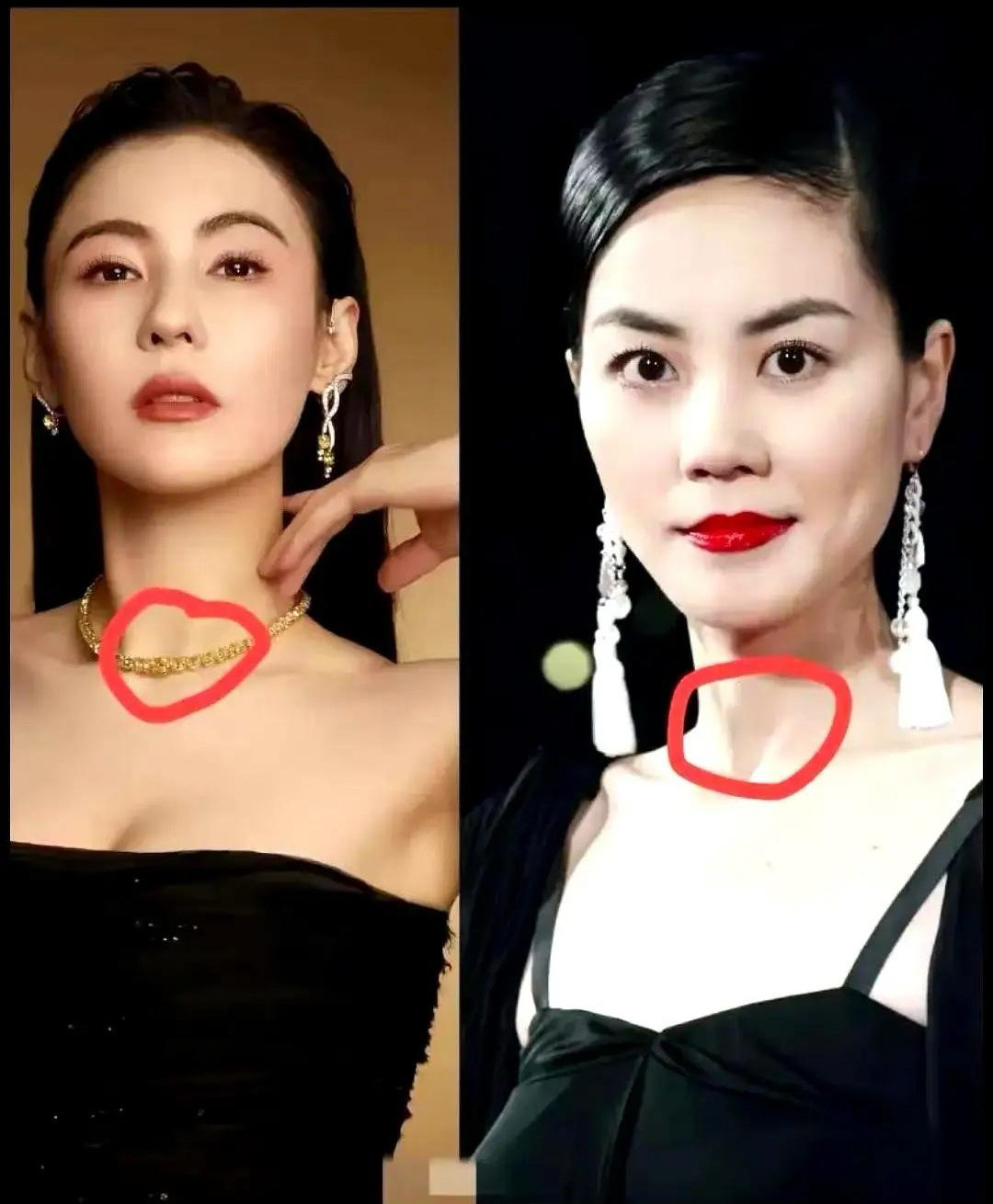 今天我拿两张照片去问家婆选儿媳，一张是王菲，一张是张柏芝，没想到家婆看了