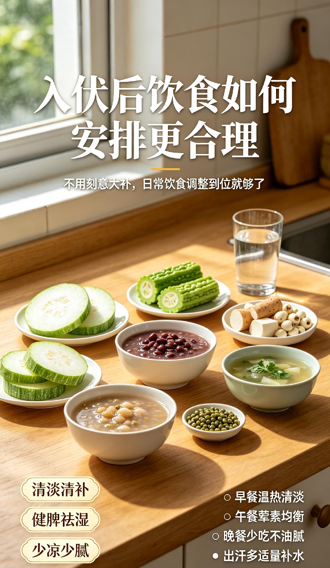 正式入伏之后，天气又热又闷，很多人容易没胃口、浑身乏力、湿气加重。其实三伏天想要