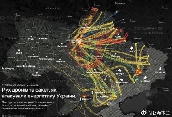 俄军对基辅的空袭，打法突然变了。不再是以前那种分散各地的袭扰，而是把几乎所有弹药