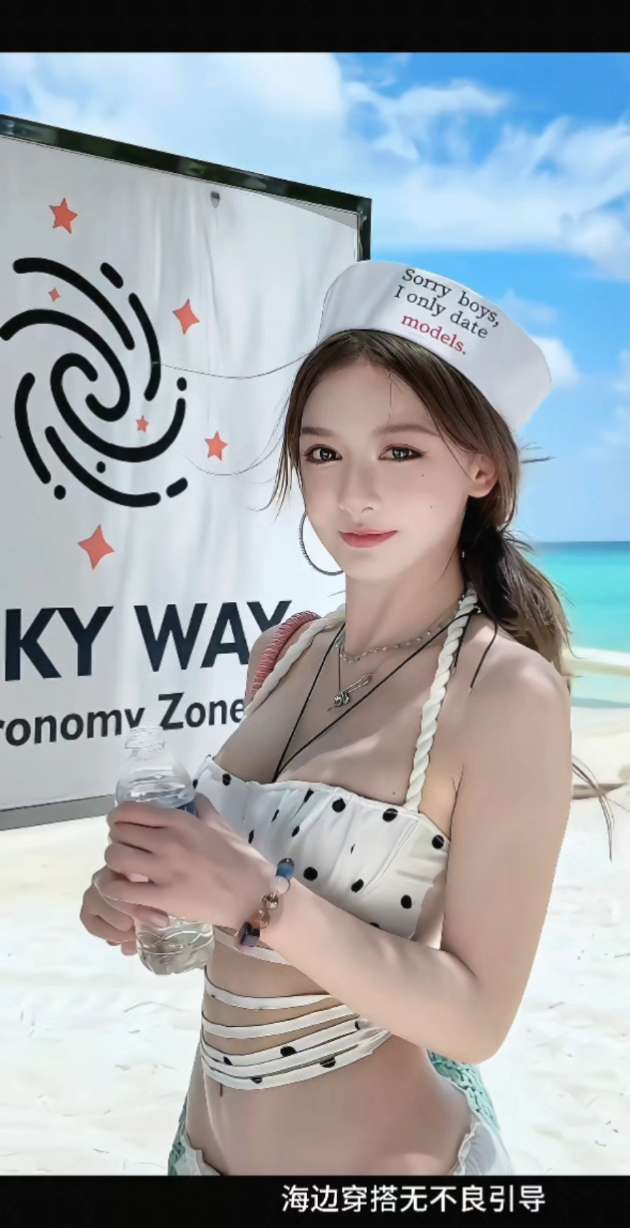 海边穿搭无不良引导