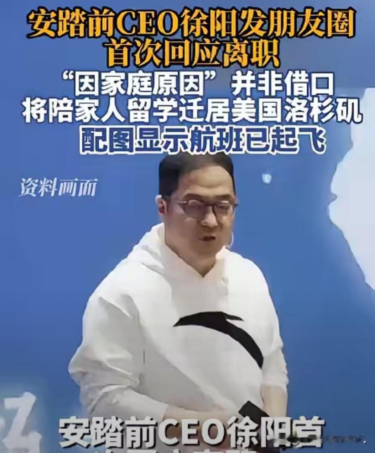 徐阳这事，让我想起卢麒元那句话，真该收离境税了。安踏前CEO，7月15号刚辞的职