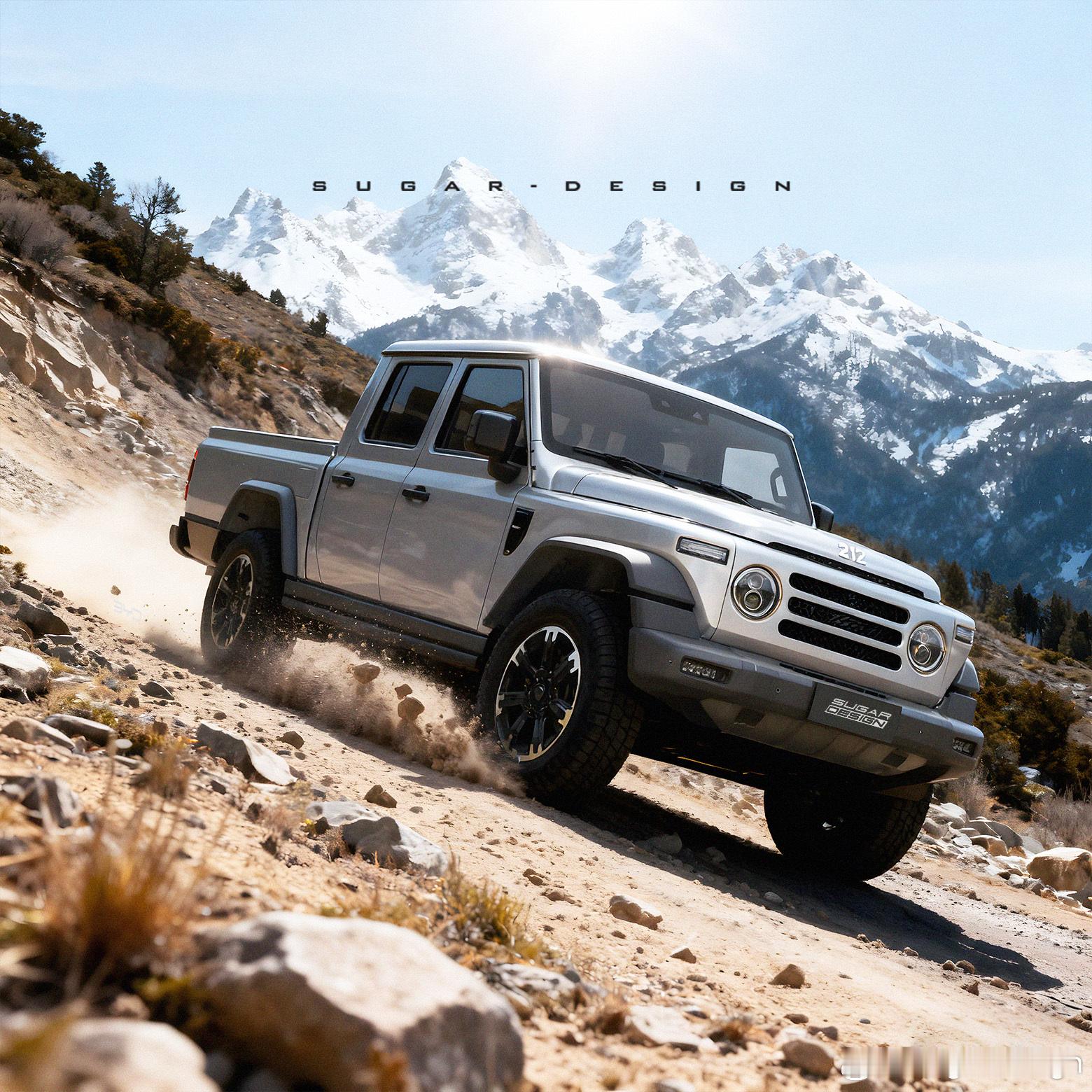 新车前沿预览我与汽车的日常前两天212公布了一款皮卡车型，网友们的期待值一下子