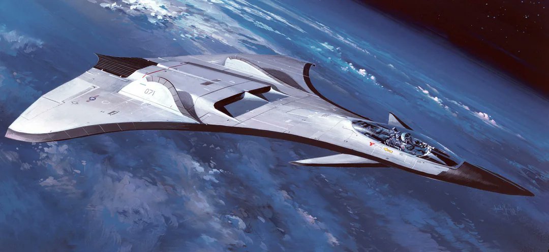 1981年，空天飞机概念艺术。byAttilaHejja